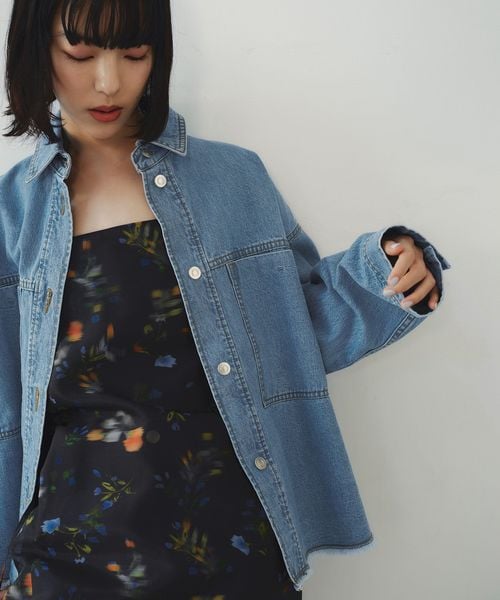 EMMEL REFINES＞EM デニム シャツ ジャケット