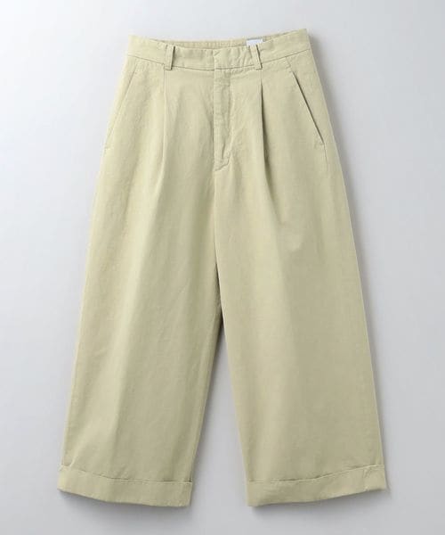 6(ROKU)＞コットン チノ ワイド パンツ