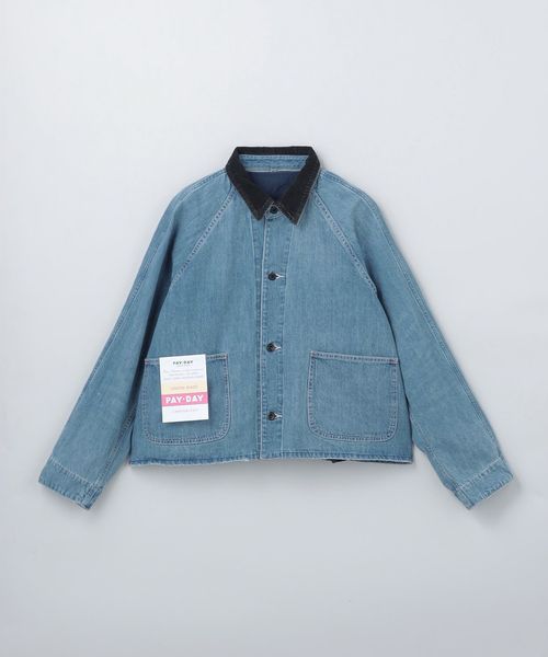 別注】＜PAY DAY × 6(ROKU)＞SHORT COVERALLS DENIM/カバーオール