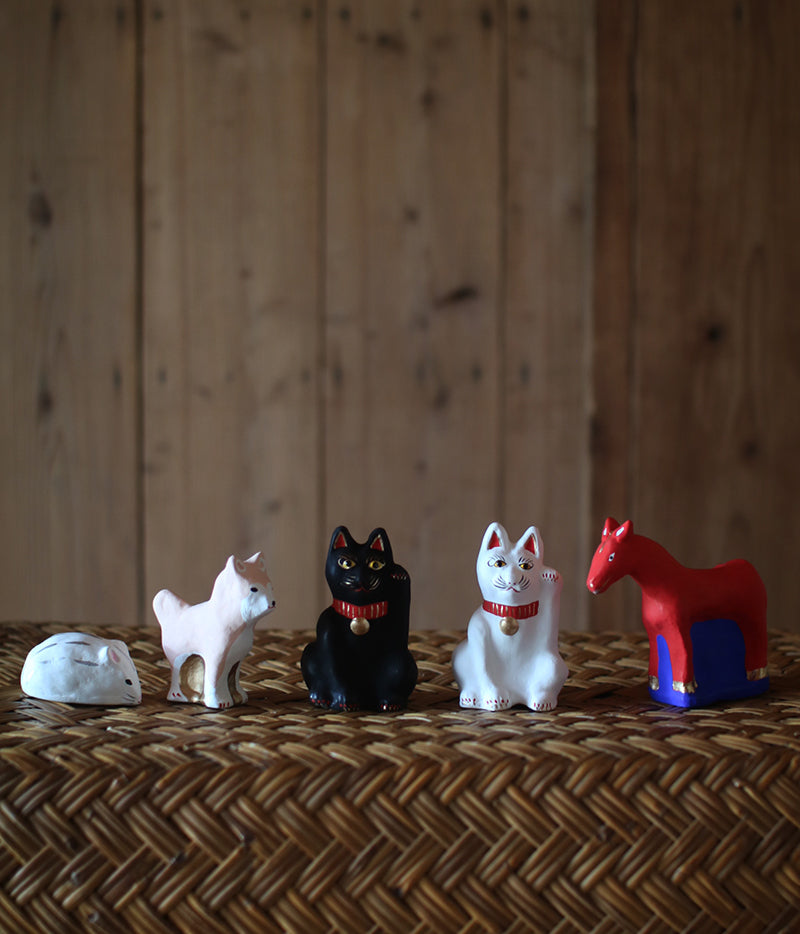 Yabase Clay Doll {Manekineko Cat White} – UGUiSU STORE