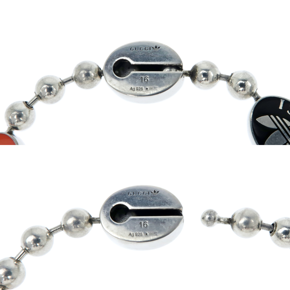 名東】【GUCCI】グッチ アディダス コラボ ブレスレット トレフォイル
