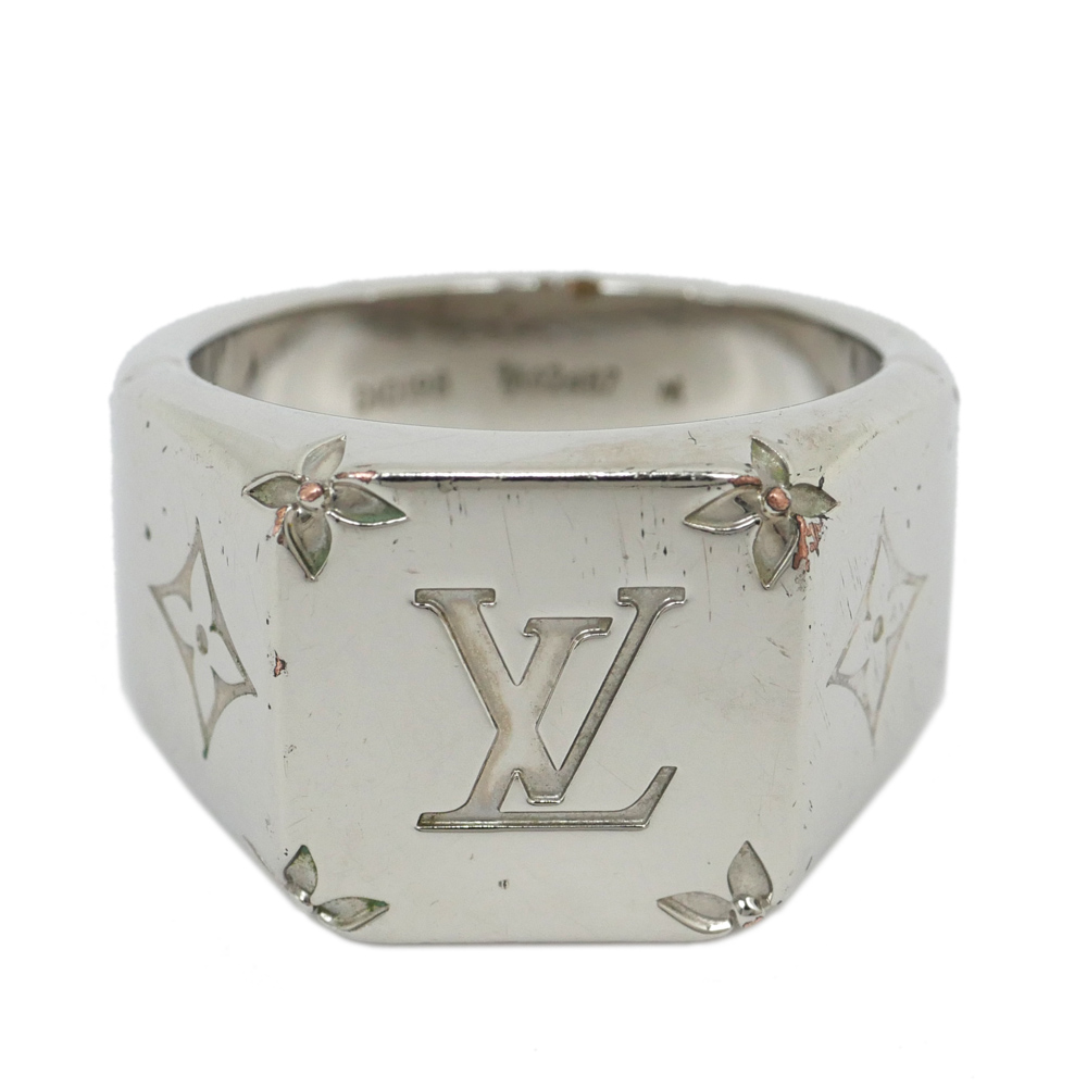名東】【LOUIS VUITTON】ルイヴィトン シグネットリング Mサイズ 約19