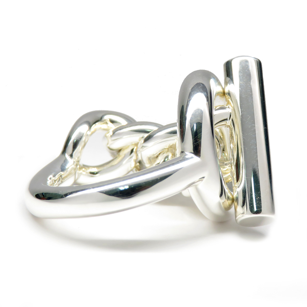 名古屋】【HERMES】エルメス リング クロワゼットGM ラージモデル