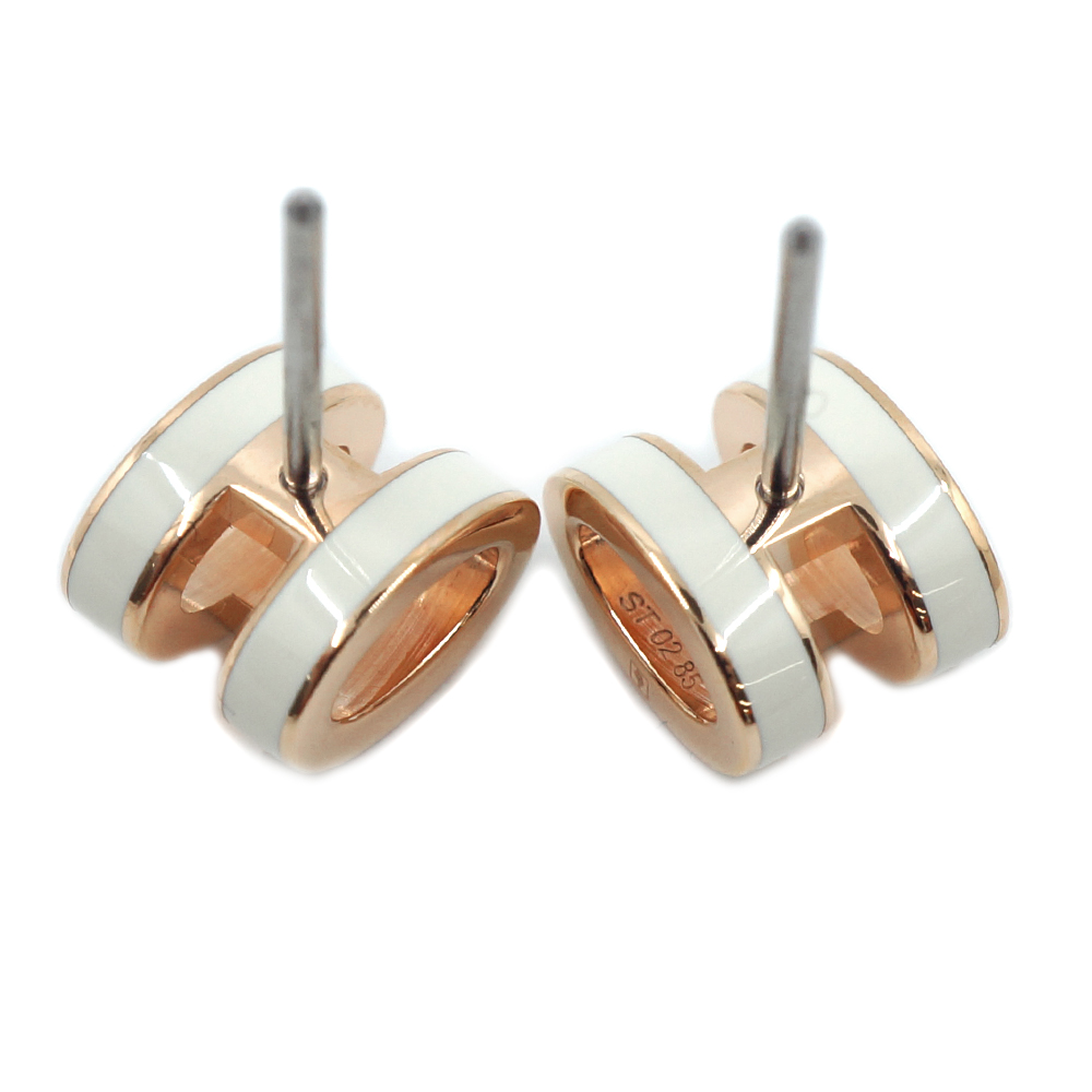 栄】【HERMES】エルメス ポップH ポップアッシュ ミニ ピアス 一対