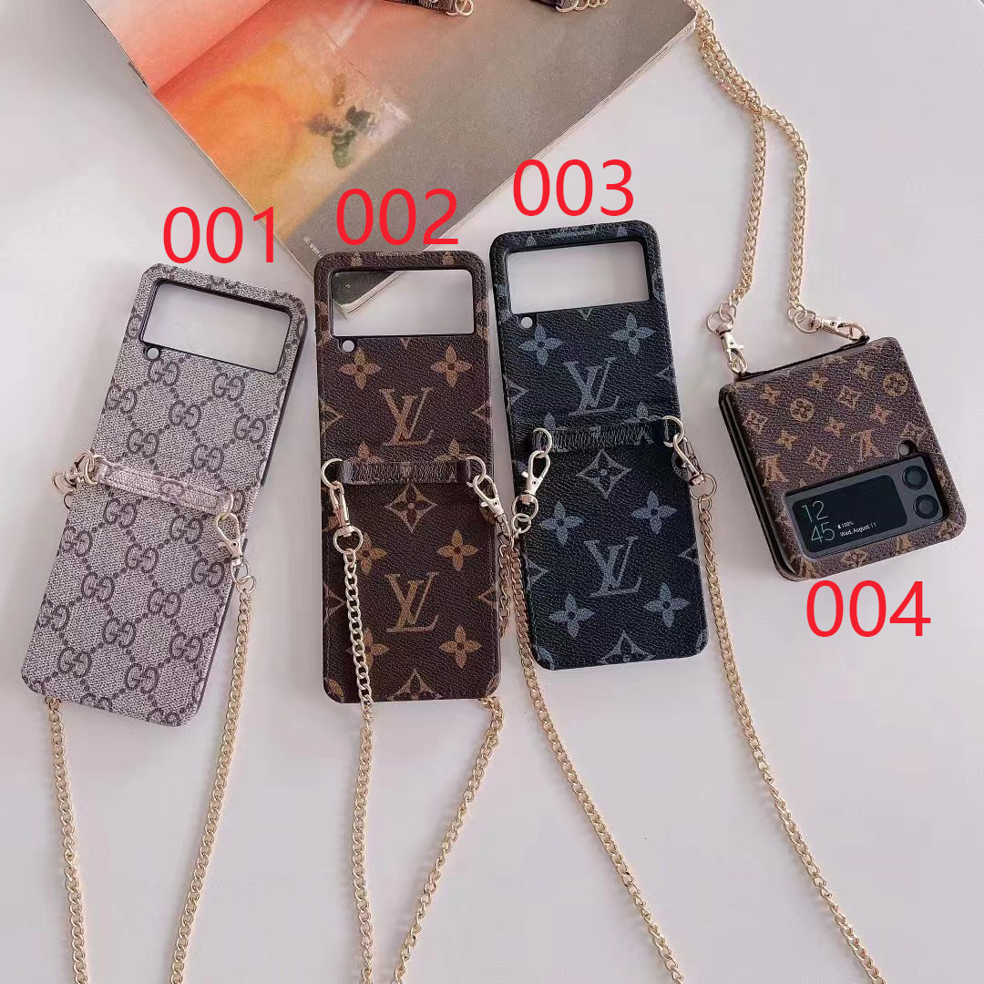 ヴィトン Galaxy Z Flip4 Flip5ケース ショルダーストラップ付き