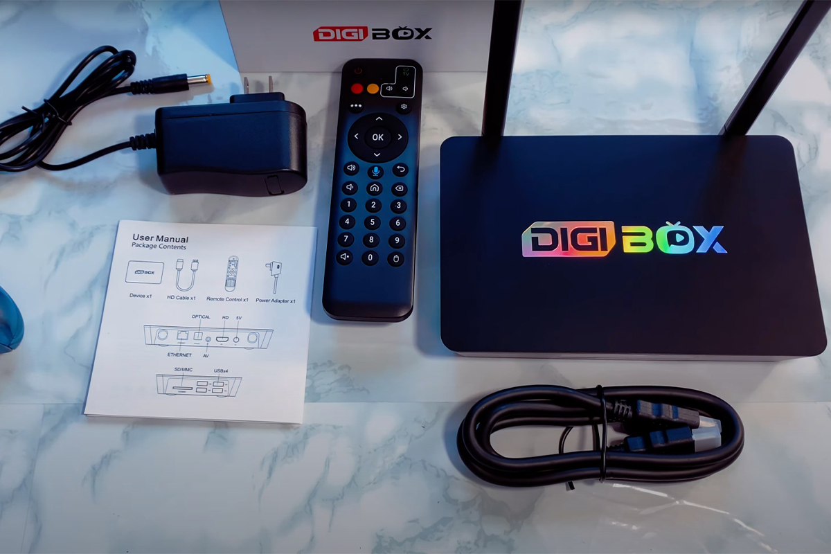 DIGIBox D3 Plus 2024 TV BOX レビュー