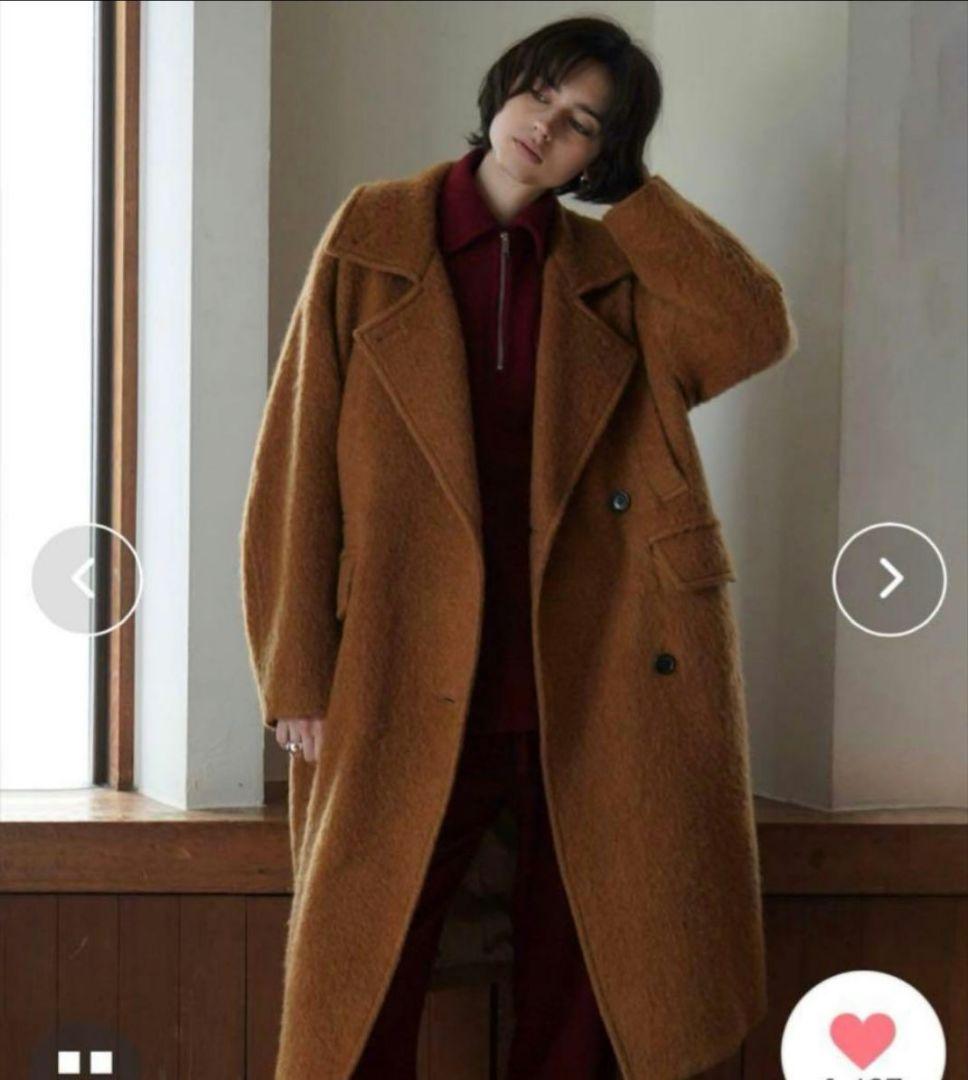 ☆CLANE☆ SHORT SHAGGY COCOON OVER COAT 2