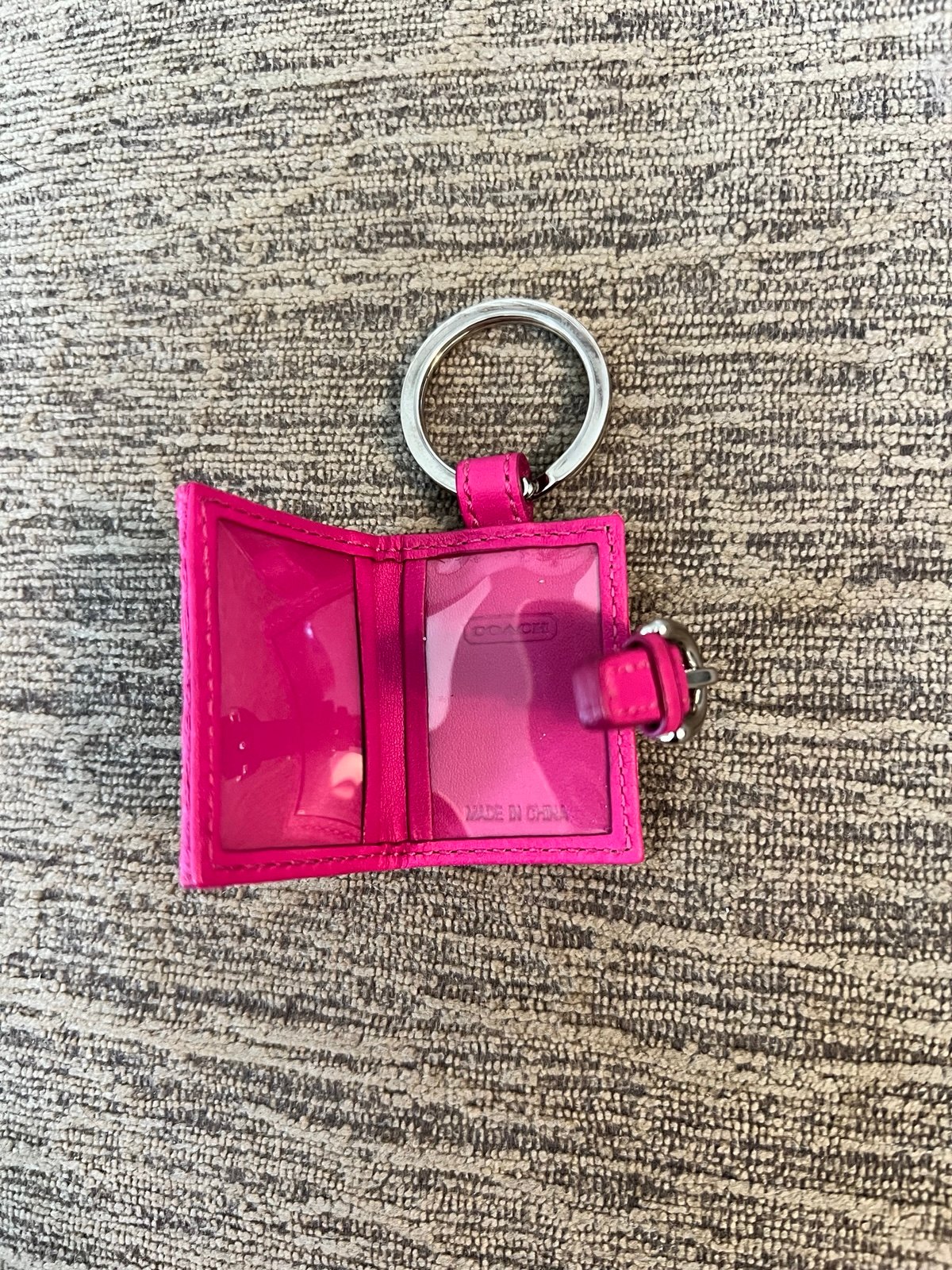 COACH Signature Picture Frame Keychain | Mercari