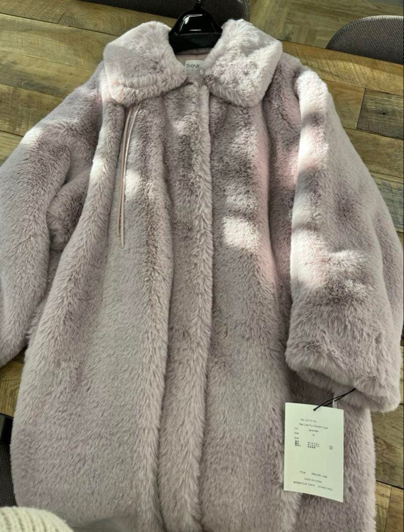 Think Fur Rex-like fur cocoon coat