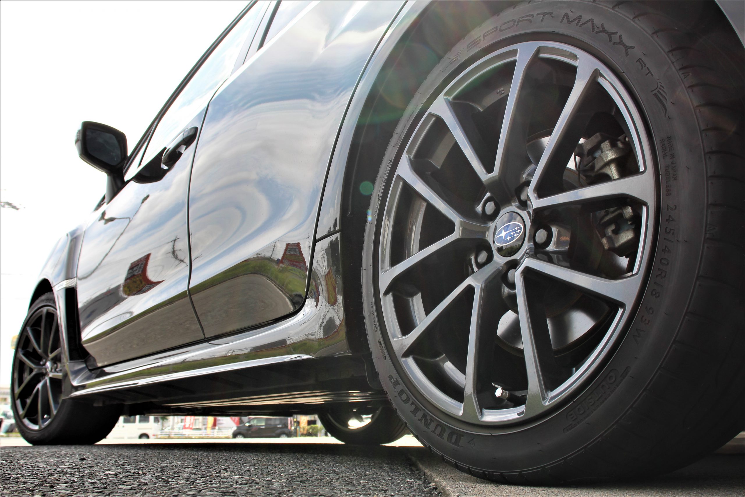 WRX S4にサイズアップの純正ホイールセットをインストール！！ | U