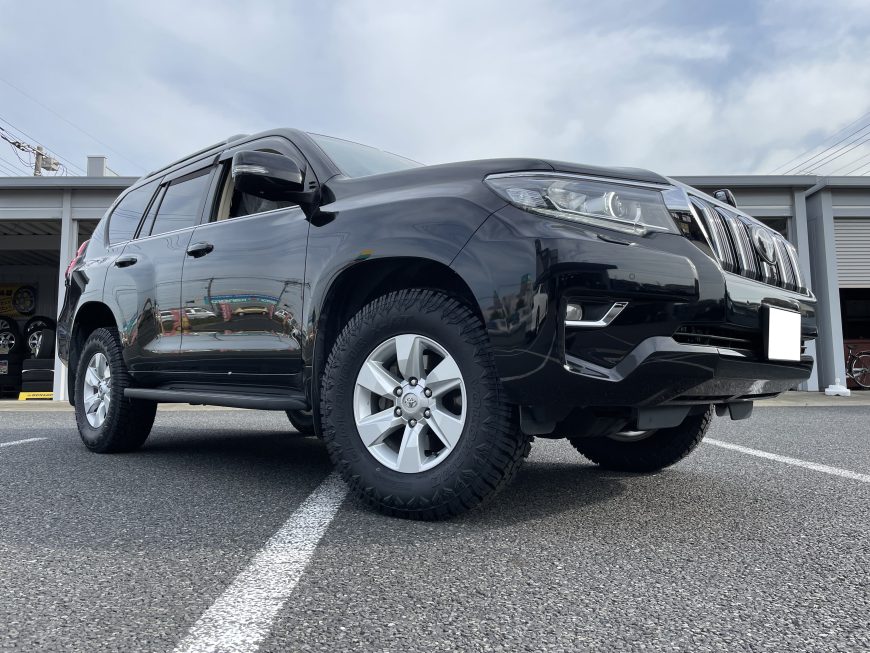 純正ホイールを活かした150プラドのオフロードカスタム！ヨコハマ