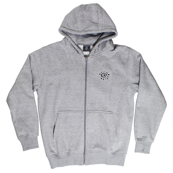 small @sun zip up hoodie - grey – always do what you should do