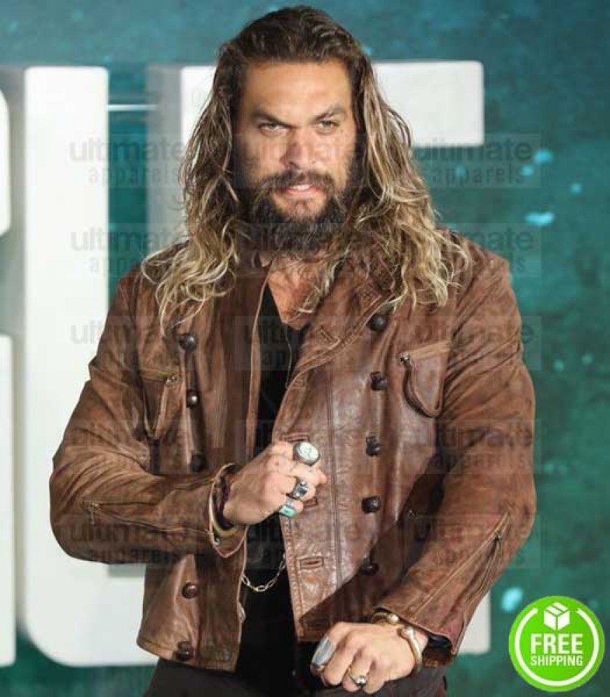Buy Jason Momoa Jacket | Justice League Aquaman Leather Jacket