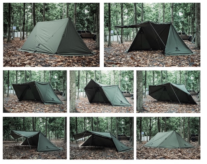 レビュー】OneTigrisのパップテント「ROC SHIELD TC」はソロ・デュオ