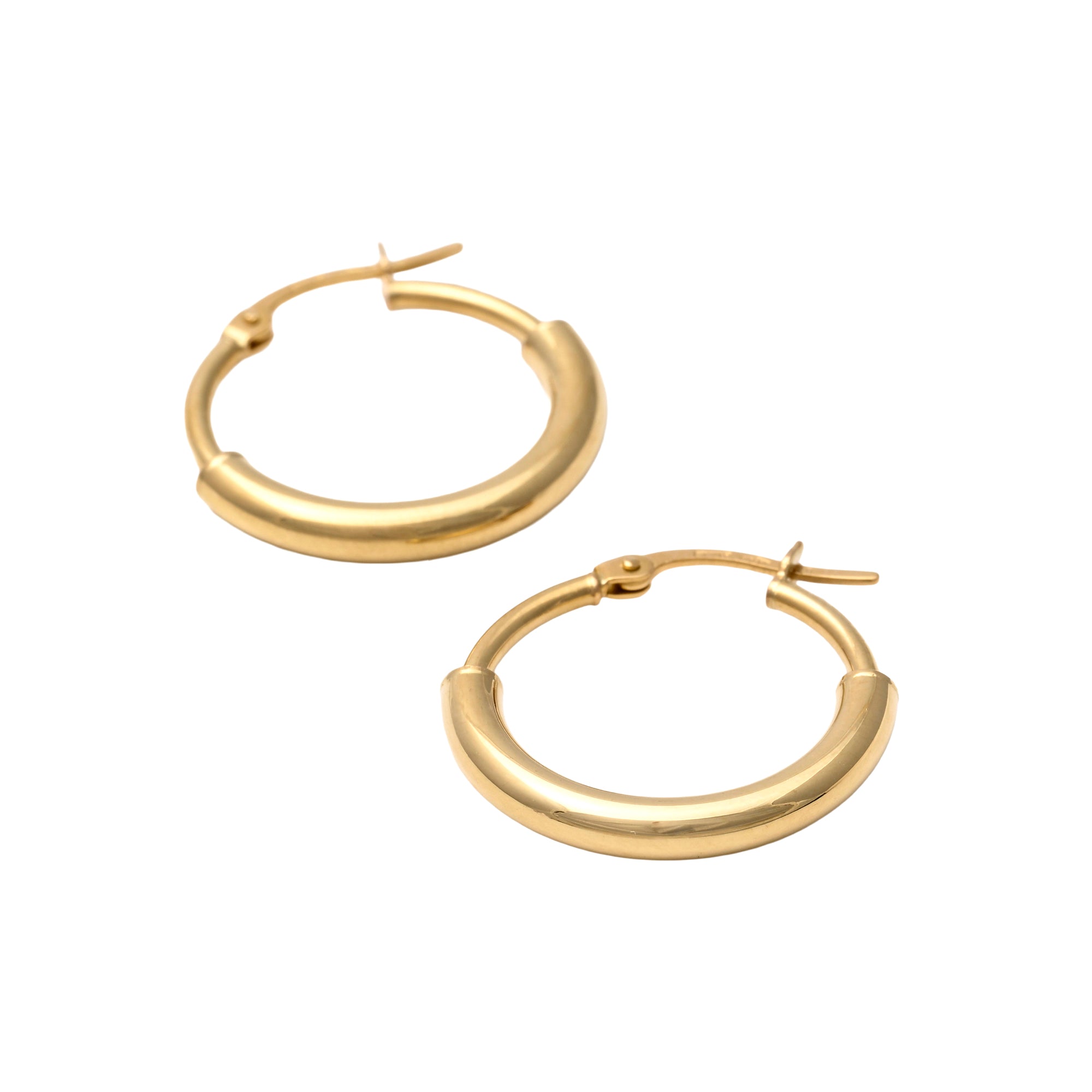 UNOAERRE K18イエローゴールドデザインフープピアス 31815 | UNOAERRE