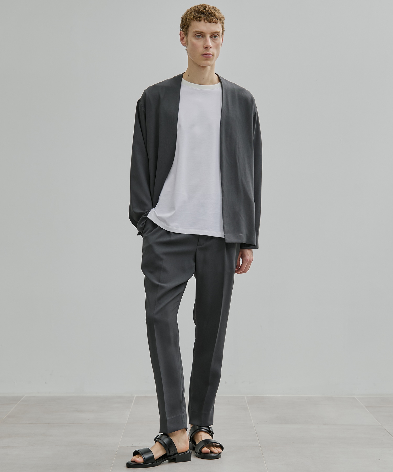 Summer Dry Air カーディガン(1 DARK GREY): : メンズ｜UNITED TOKYO