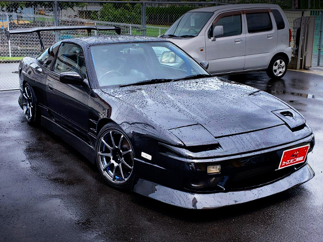SR20DET＆HKS製GT-SSタービン!前後ワイドフェンダー!日産180SXの国内
