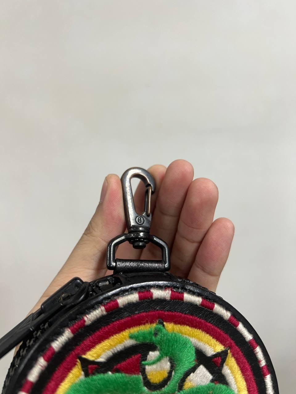 AW23 Blackmeans x Zepanese Club Leather Embroidered Coin Pouch