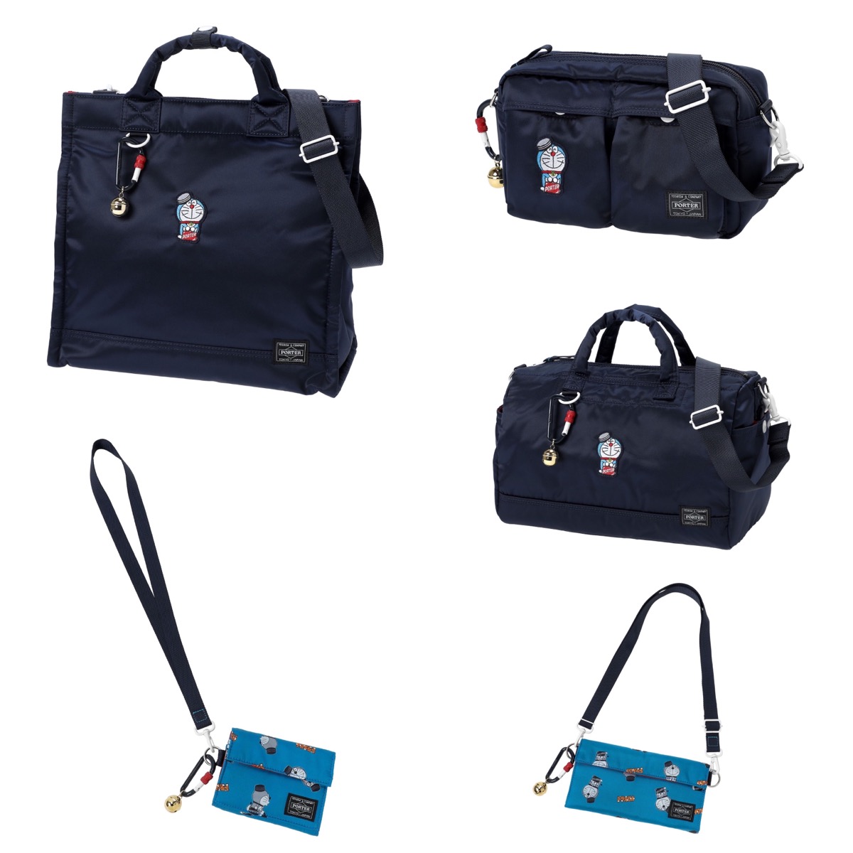 ドラえもん × PORTER コラボコレクションが国内4月28日より発売 | UP