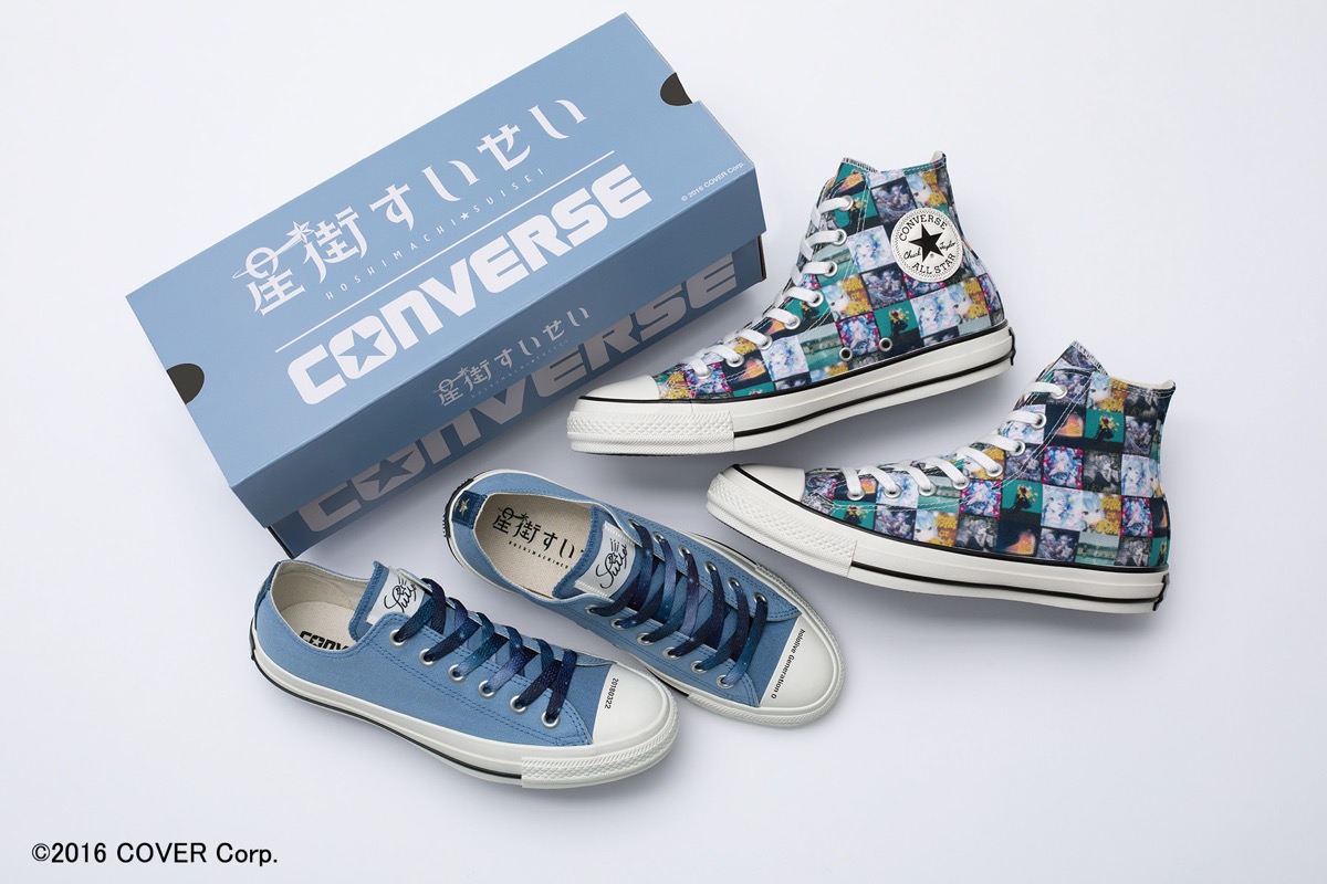 CONVERSE x 星街すいせい 初コラボスニーカー『ALL STAR』が国内2月22