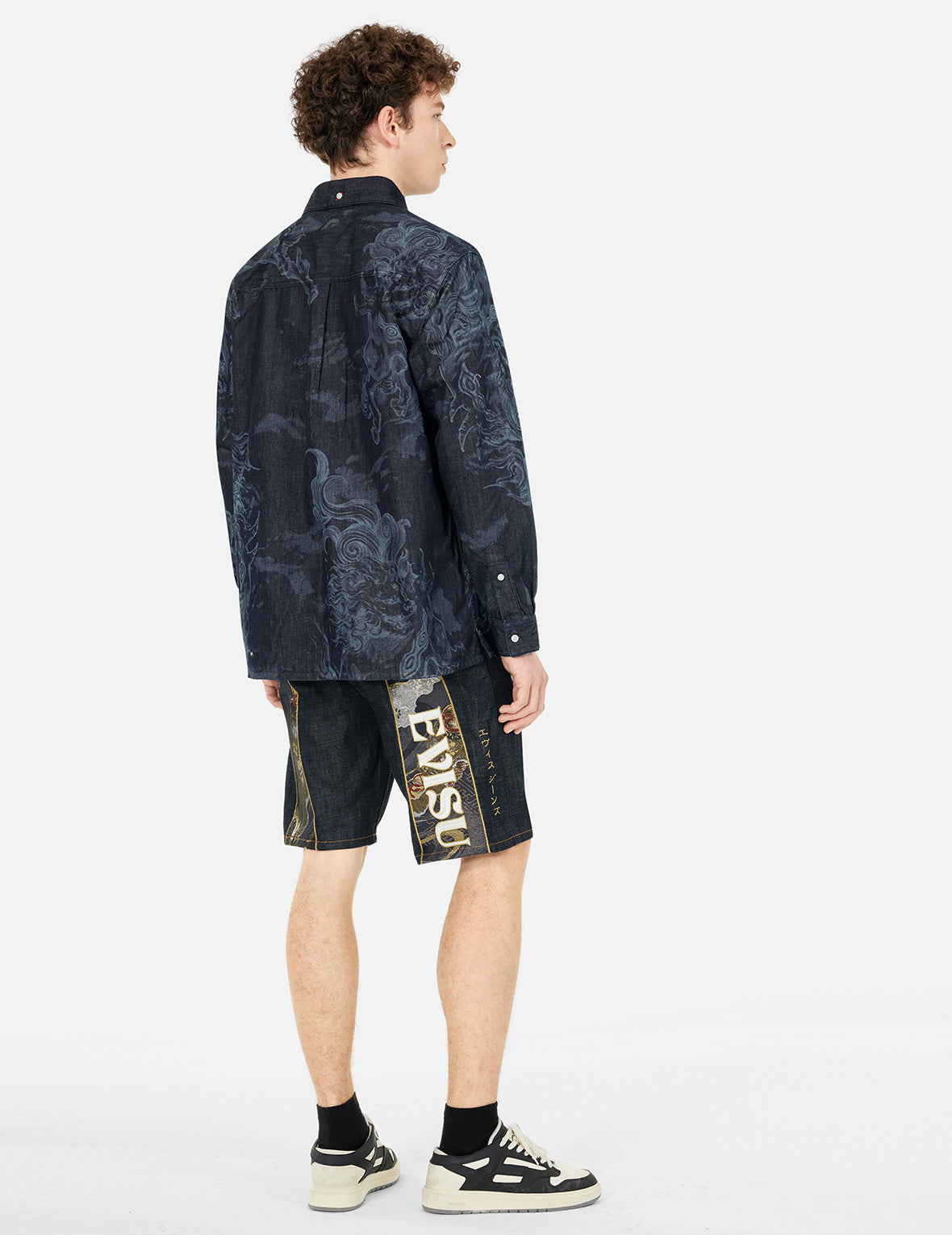 Brocade Daicock Appliqué and Logo Embrodiery Regular Fit Denim