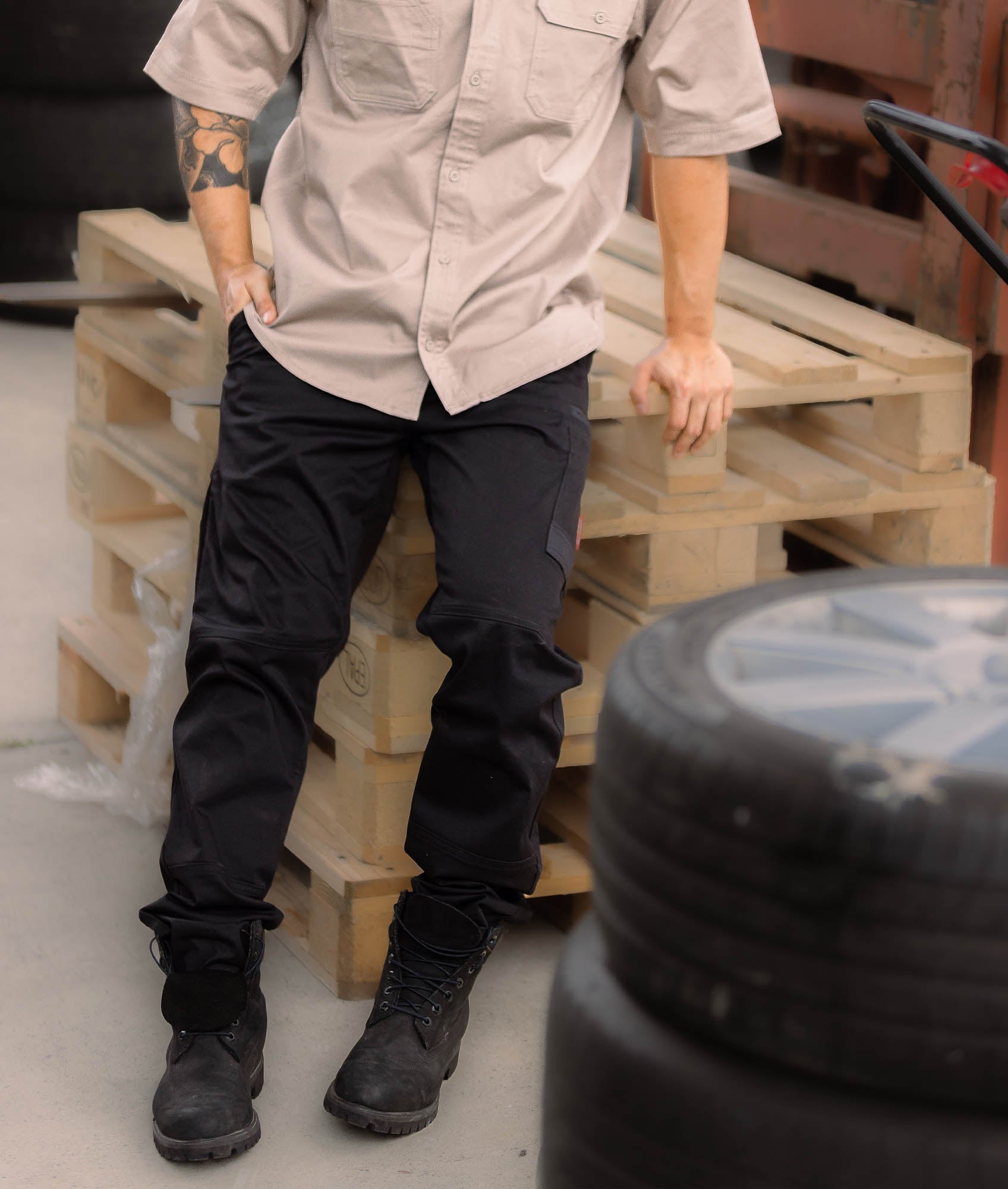 HardTuned Pitstop Cargo Pants - Black – Hardtuned