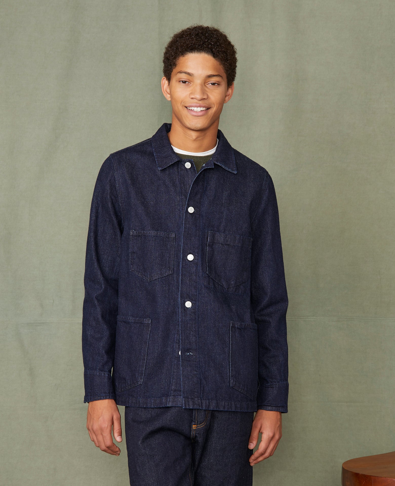 Chore jacket japanese selvedge denim – Officine Générale