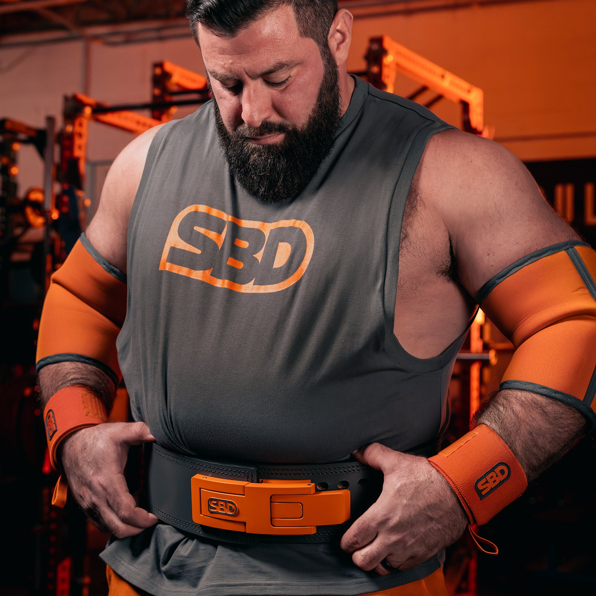 Forge Orange 13mm Lever Belt – SBD Apparel USA