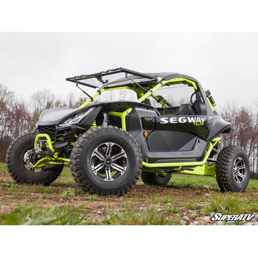 SuperATV Segway Villain Scratch-Resistant Flip Windshield – UTV