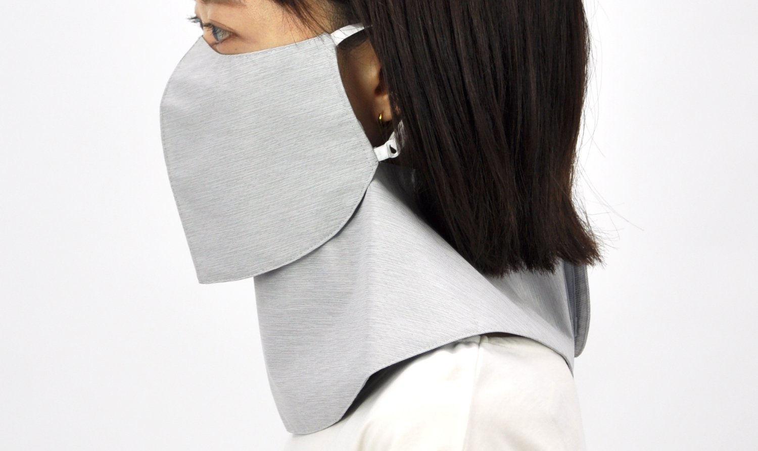 ケープマスク｜完全遮光マスク｜サンバリア100 | 完全遮光日傘