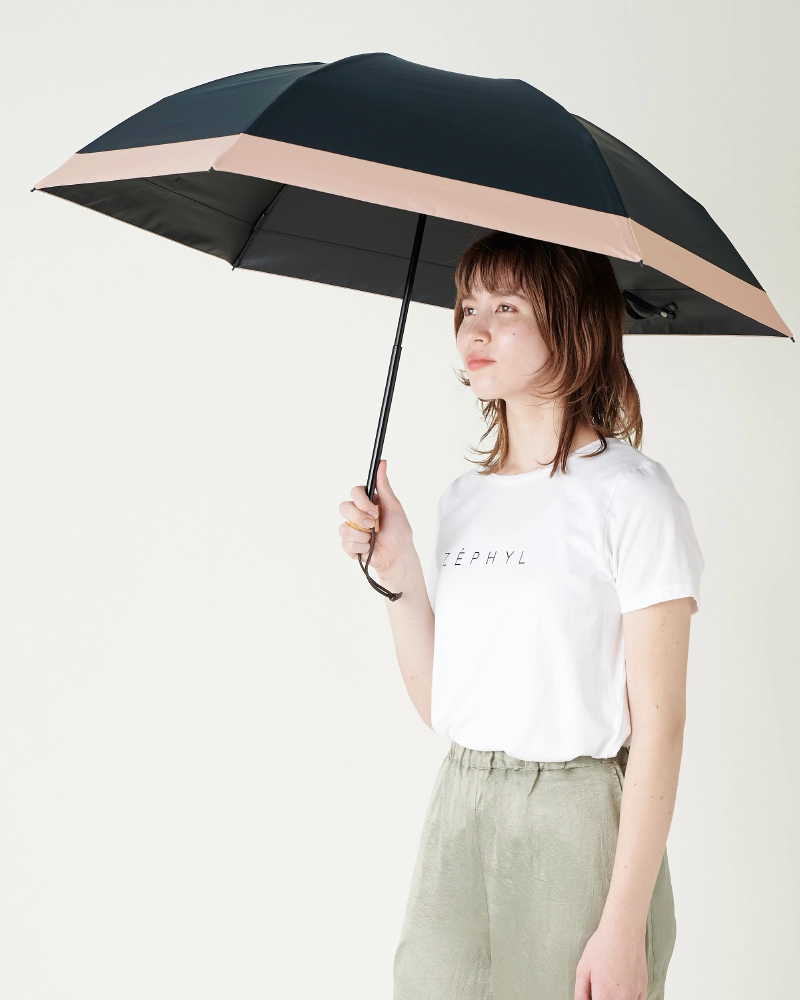 3段折 / コンビ | 完全遮光日傘｜サンバリア100