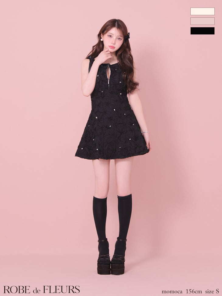 5月上旬頃入荷予定】ROBE de FLEURS ローブドフルール 【XSサイズあり
