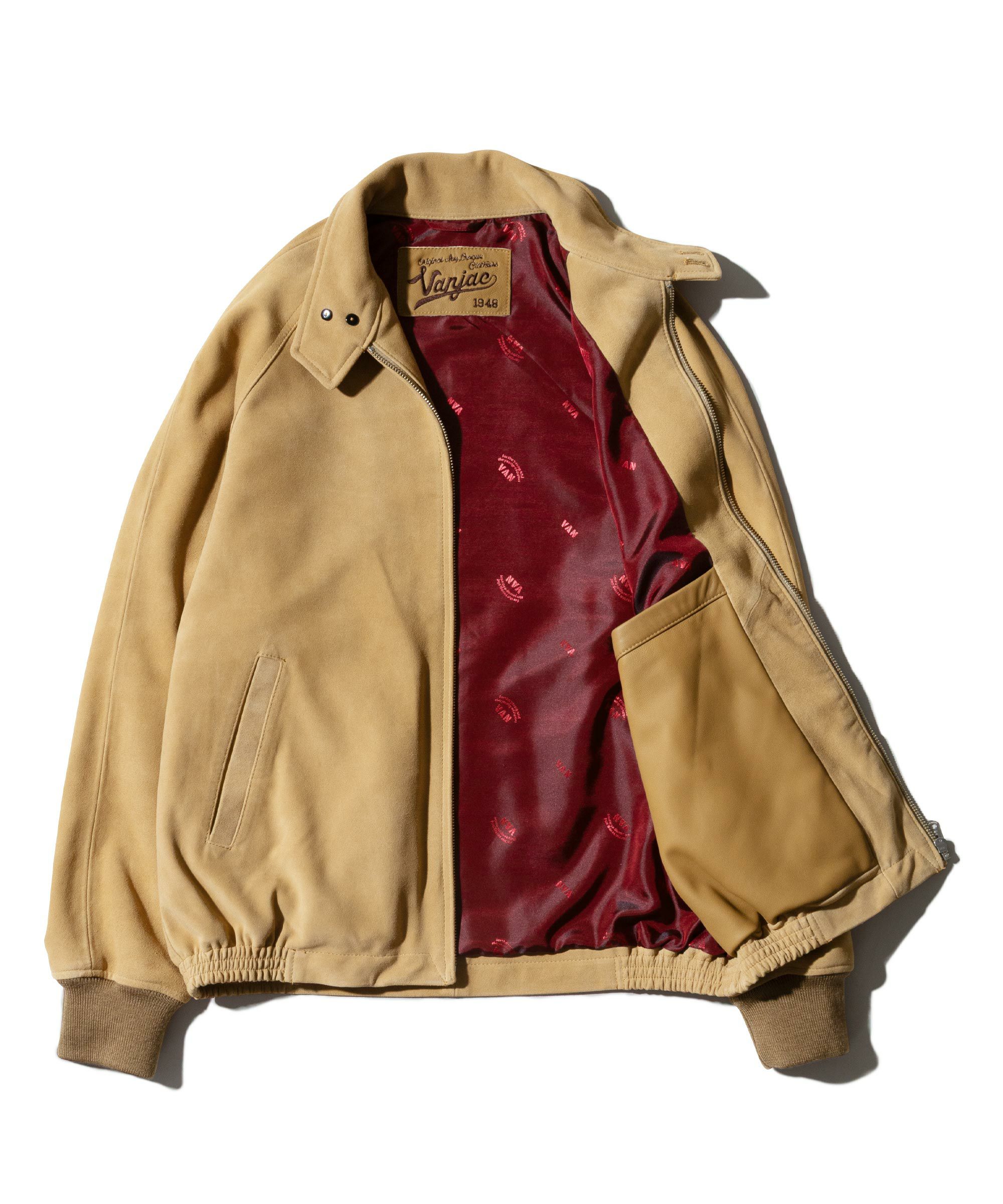 バックロゴ刺繍スウィングトップ＜スエード＞ ｜ VAN STORE