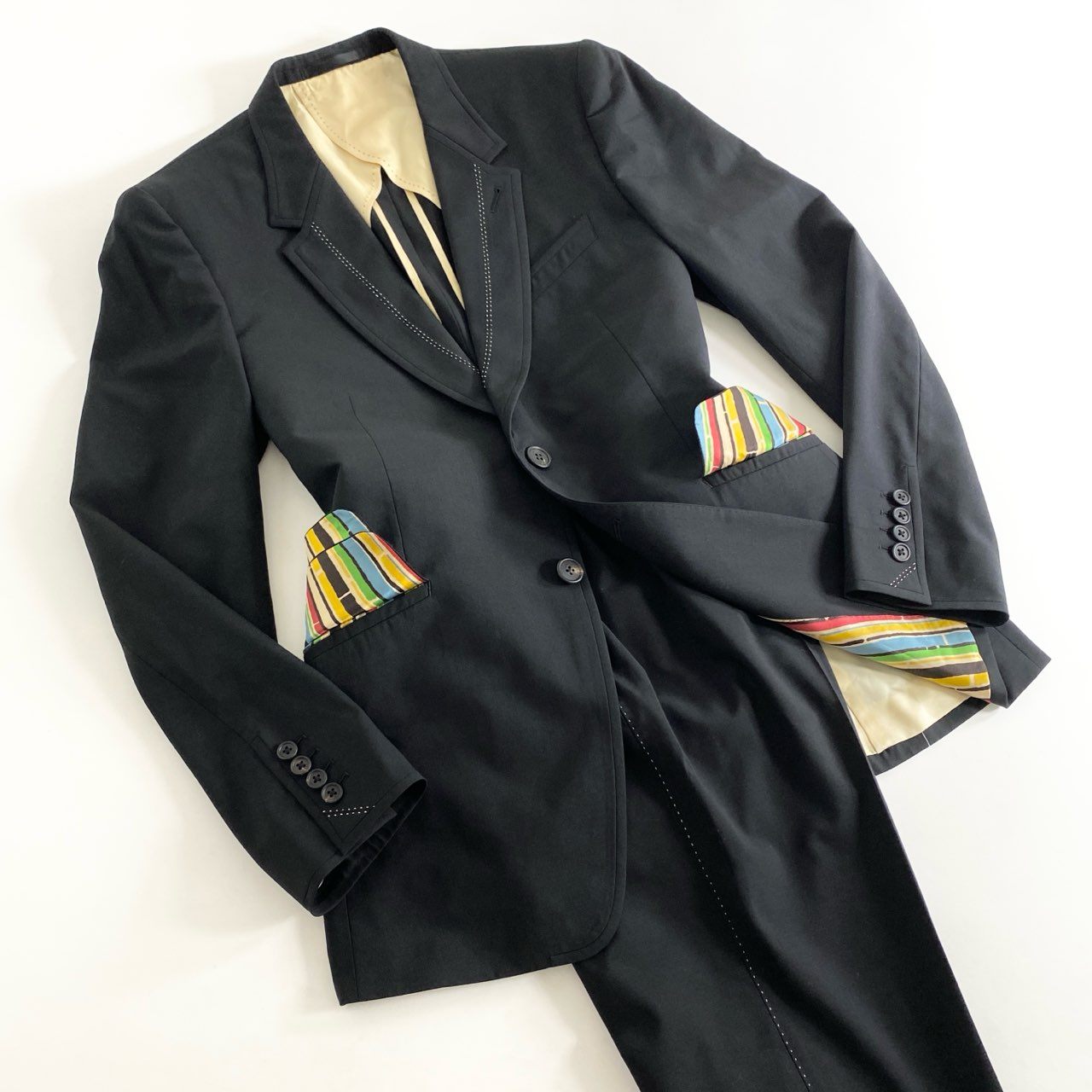 25h9 Paul Smith ポールスミス スーツ セットアップ L ブラック