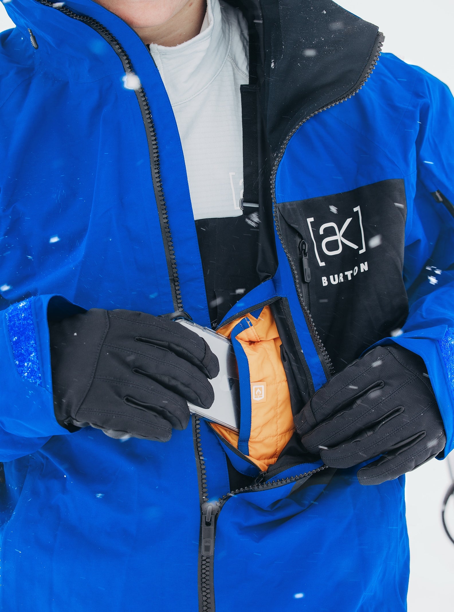 Men's [ak] Cyclic GORE-TEX Jacket, Jake Blue/True Black — Val Surf