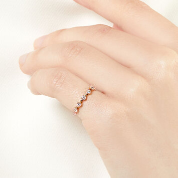 AGAR9763__DI ダイヤモンド ピンキーリング｜ピンキーリング｜ヴァン