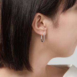 AGBA1210__DI ダイヤモンド フープピアス｜ピアス｜ヴァンドーム青山