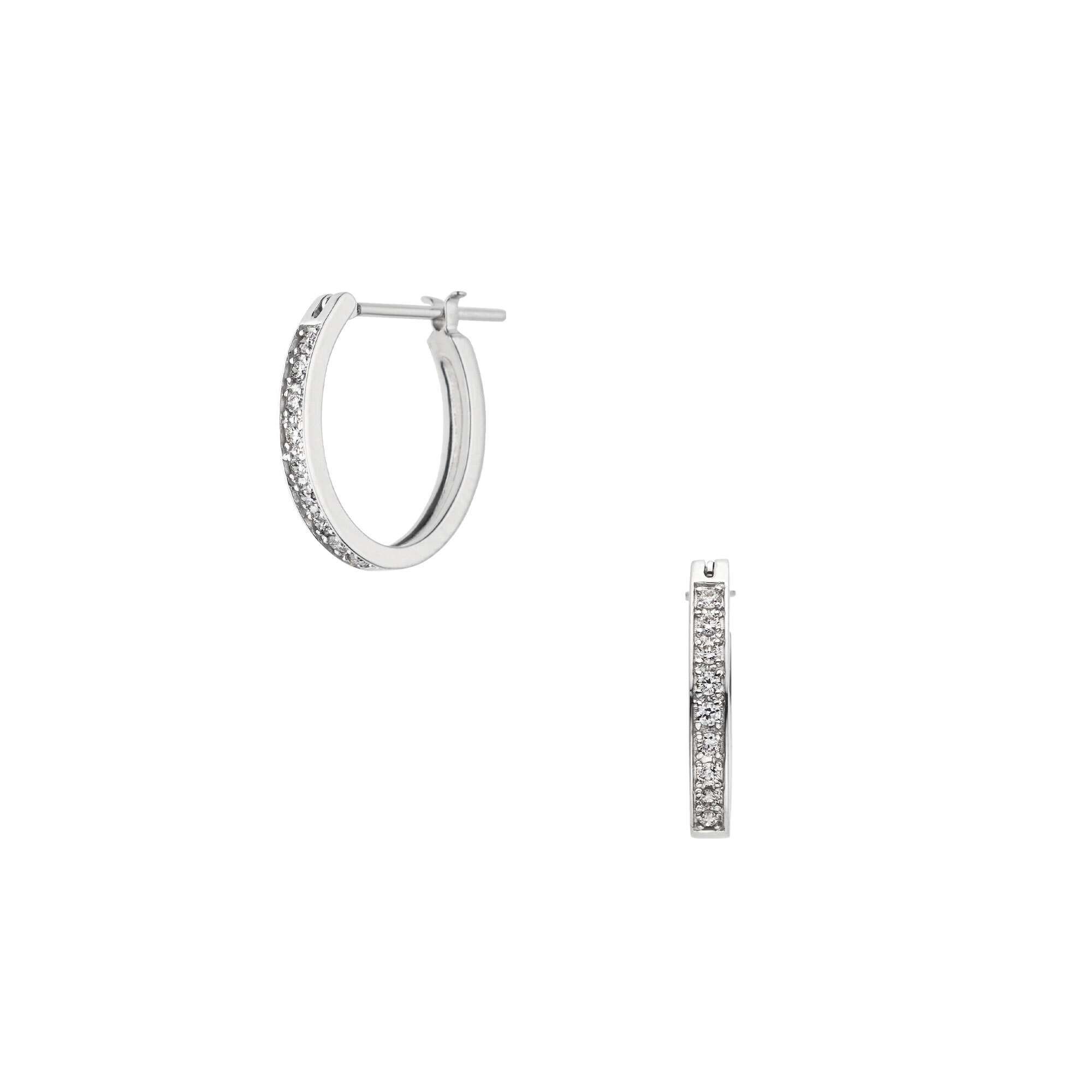 APVA2418__DI ダイヤモンド オーバルピアス｜ピアス｜ヴァンドーム青山