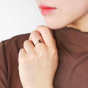 GJVR0307__QS スモーキークォーツ リング｜リング・指輪｜ヴイエー