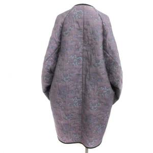 20AW フローラルジャガードコート Floral Jacquard Coat 1 S パープル