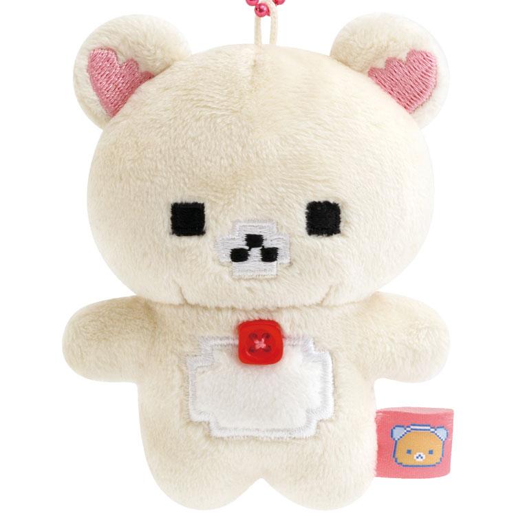 Korilakkuma Plush Keychain Dot Gaming Rilakkuma San-X Japan 2025