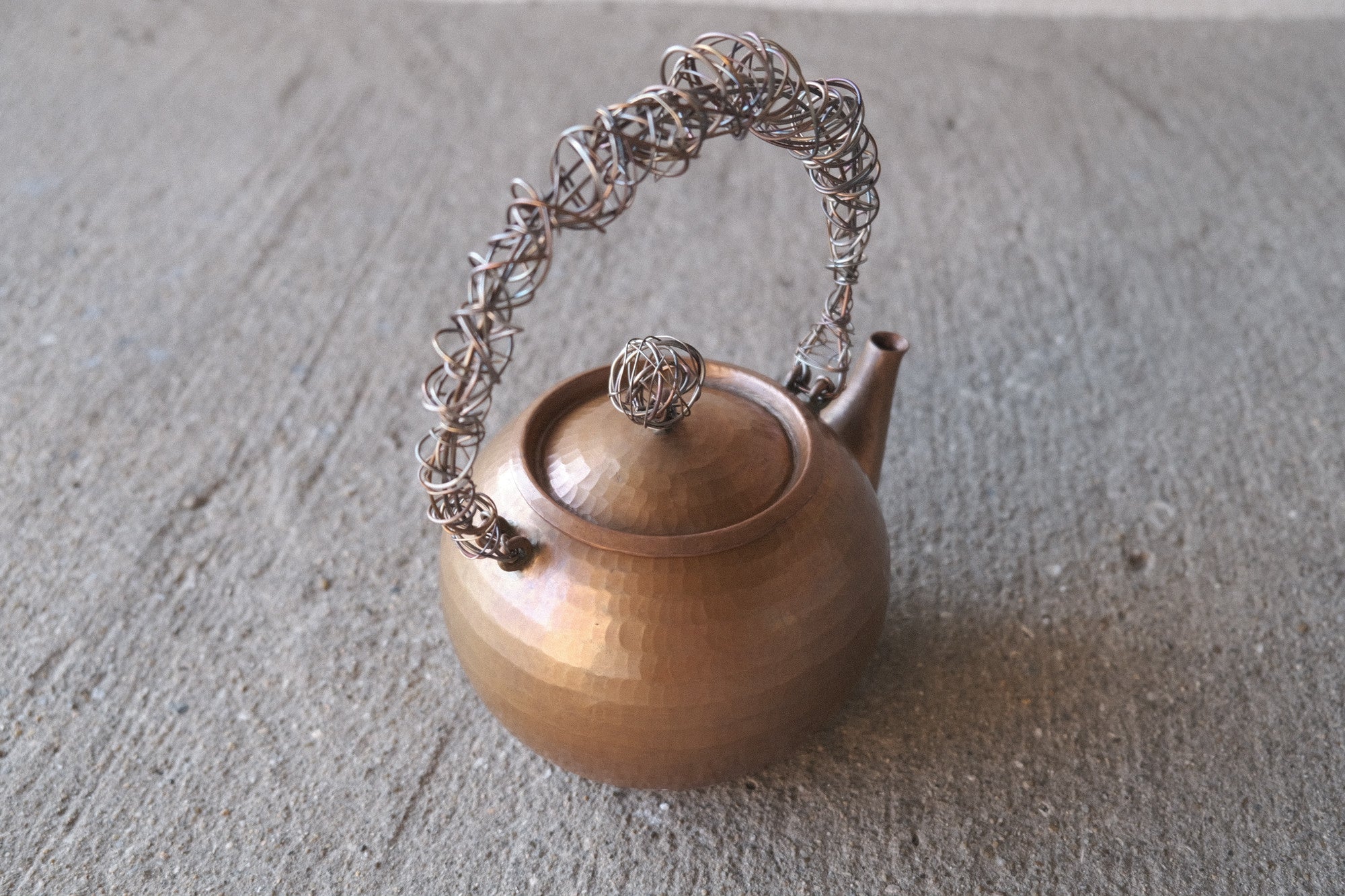 Jurgen Lehl｜ババグーリ 銅製ケトル（ステンレスワイヤー持ち手／IH非