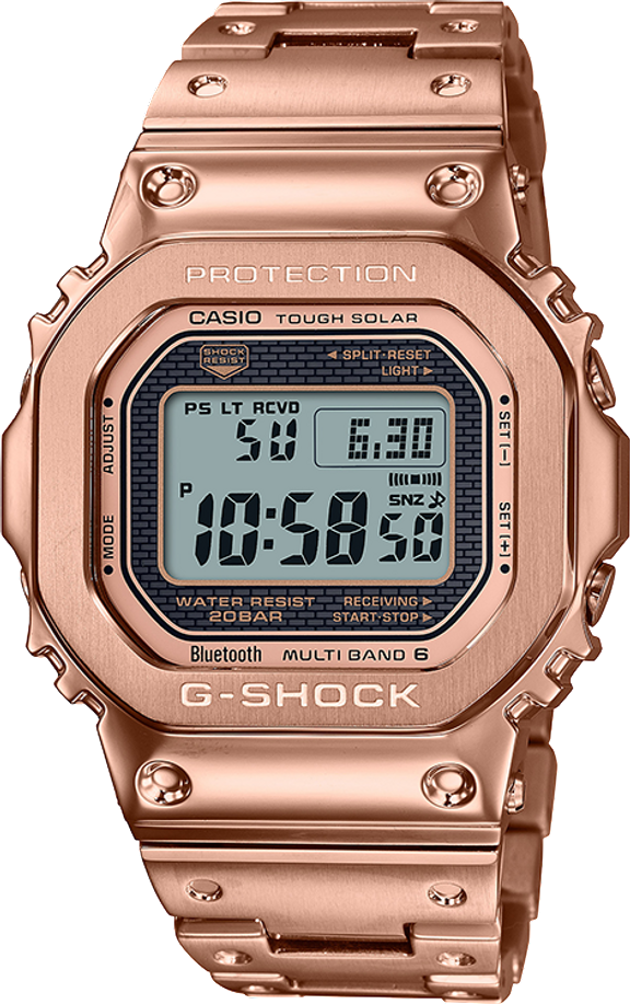 Casio G-Shock GMWB5000GD-4 Bluetooth Multi-Band 6 Tough Solar Mens
