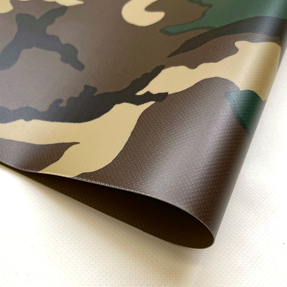 防炎・デザイン】迷彩柄ターポリン アーミー 0.43mm（VB-043AM