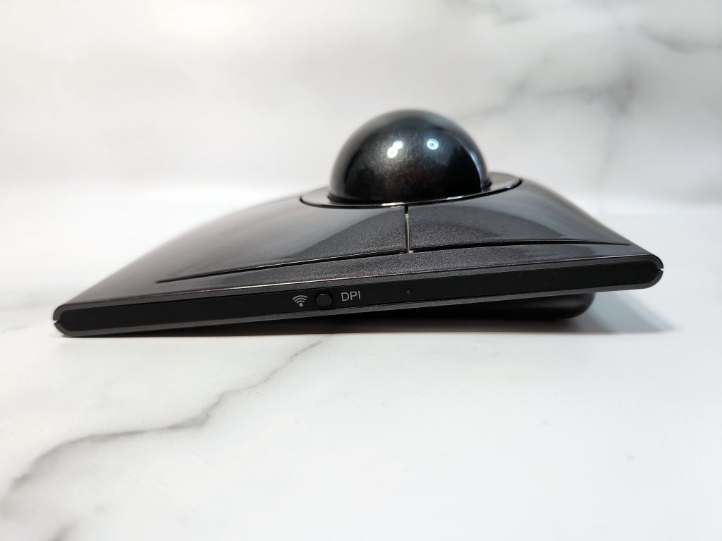 無線化した大玉トラックボール「Kensington SlimBlade Pro」実機