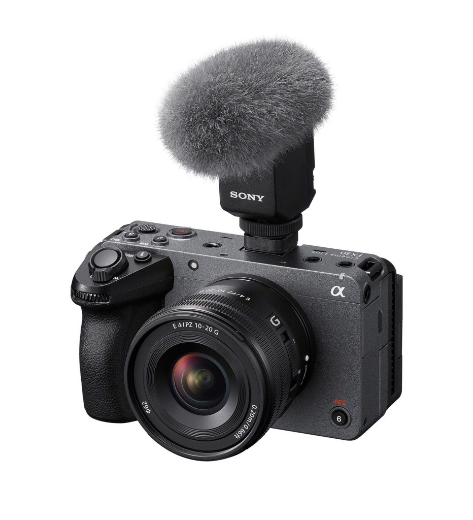 ソニー、新開発のAPS-Cサイズセンサーを搭載したCinema Line FX30の