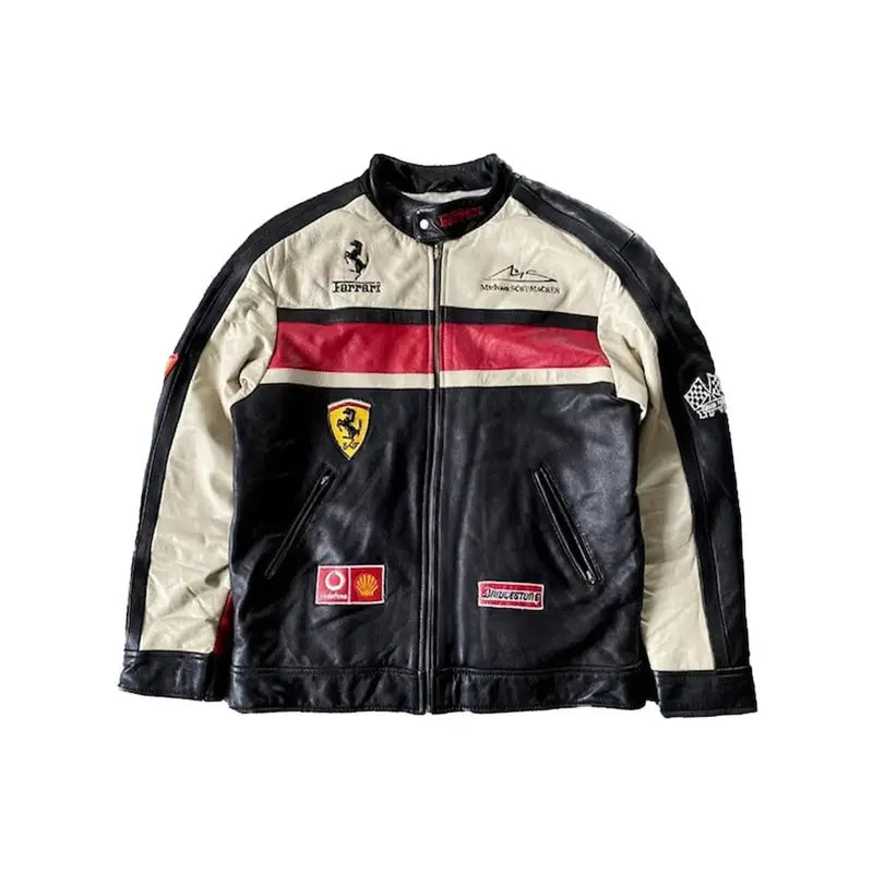 Ferrari Leather Racing Jacket – Vintage Jacket