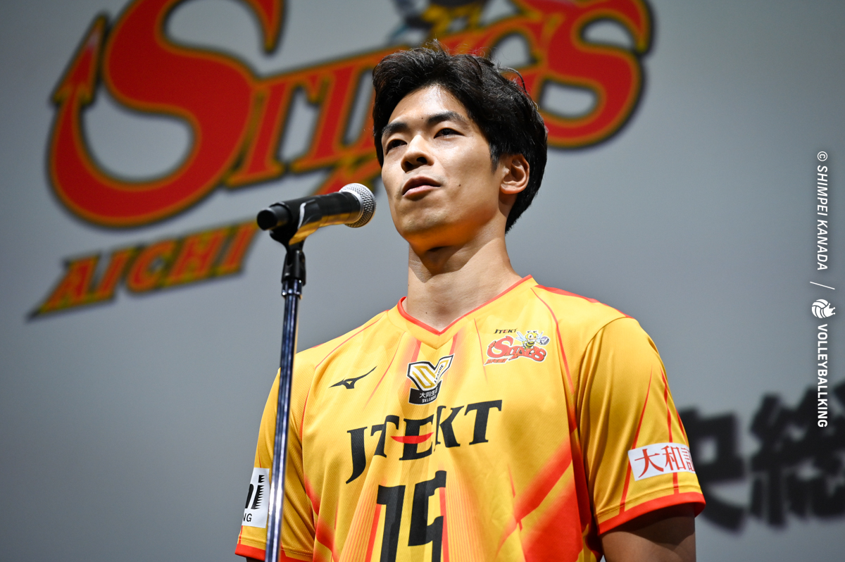 STINGS愛知の宮浦健人は左足関節捻挫… ここまでリーグ3位の547得点