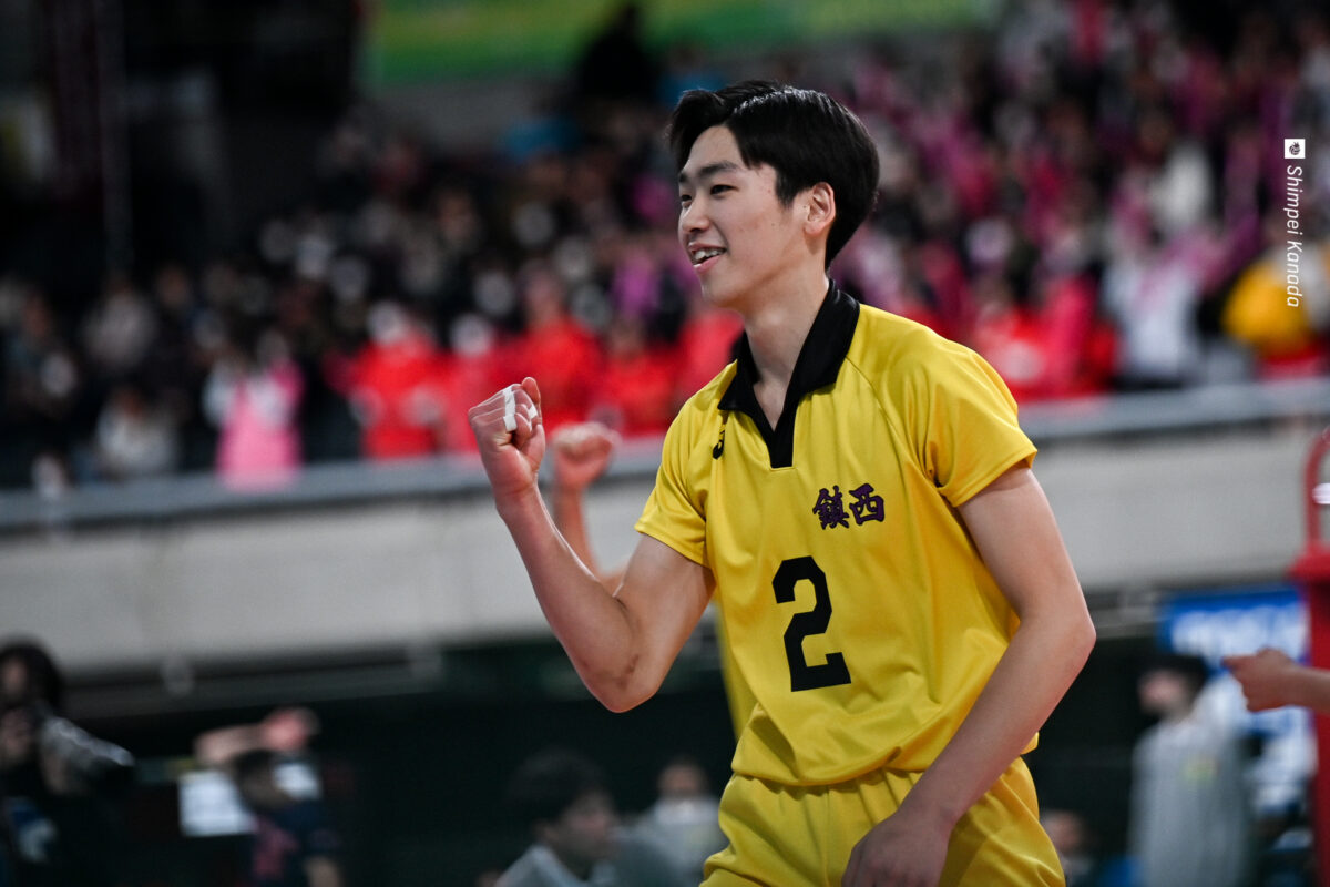 楽しくプレーできた」鎮西の191cm1年生、一ノ瀬漣が初の春高で躍動