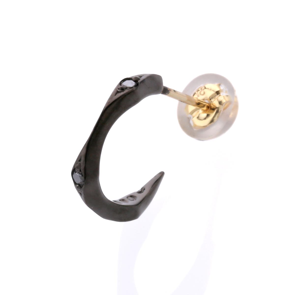 ドラマ 怪盗山猫 主演着用ピアス色違いタイプ ] Edging hoop